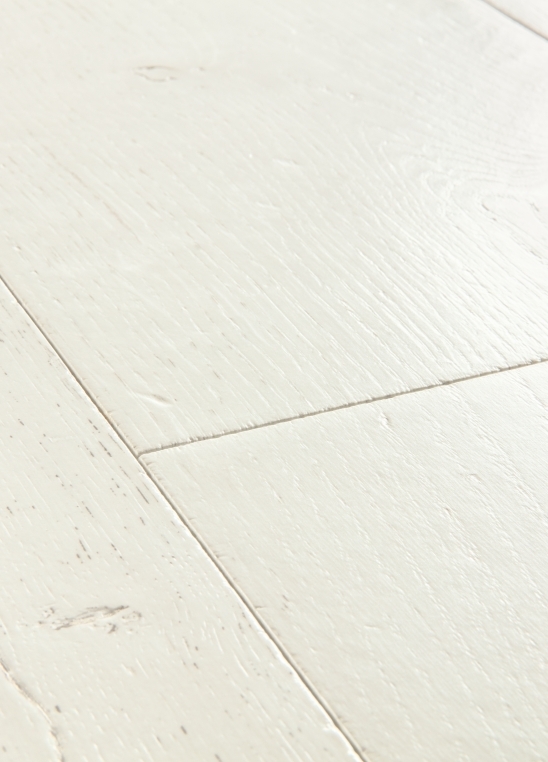 Quick Step Parquet Flottant Signature Chene Peint Blanc Sig4753